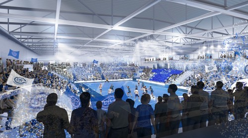 Schwalbe-Arena Gummersbach - So darf in Zukunft der VfL Gummersbach bei seinen Heimspielen in der Handball-Bundesliga begrüßt werden.
