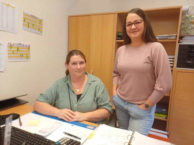 Der Vorstand des Vereins Patienten im Wachkoma e. V. begrüßt Annette Fot und Swetlana Fochtberger